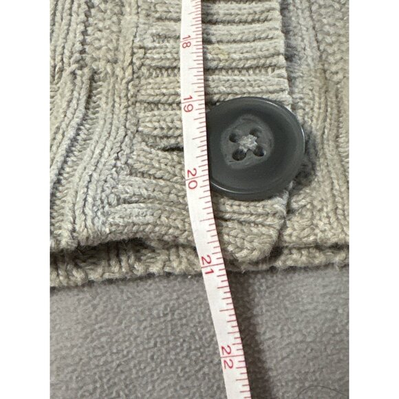 Vtg Aeropostale Women’s L Tan Cardigan 3/4 Sleeve Cottagecore Spring Netural - Picture 5 of 5